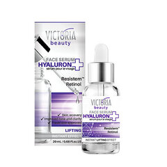 Pinguldav näoseerum koos hüalurooni ja retinooliga Victoria Beauty, 20ml hind ja info | Näoõlid, ampullid ja seerumid | hansapost.ee