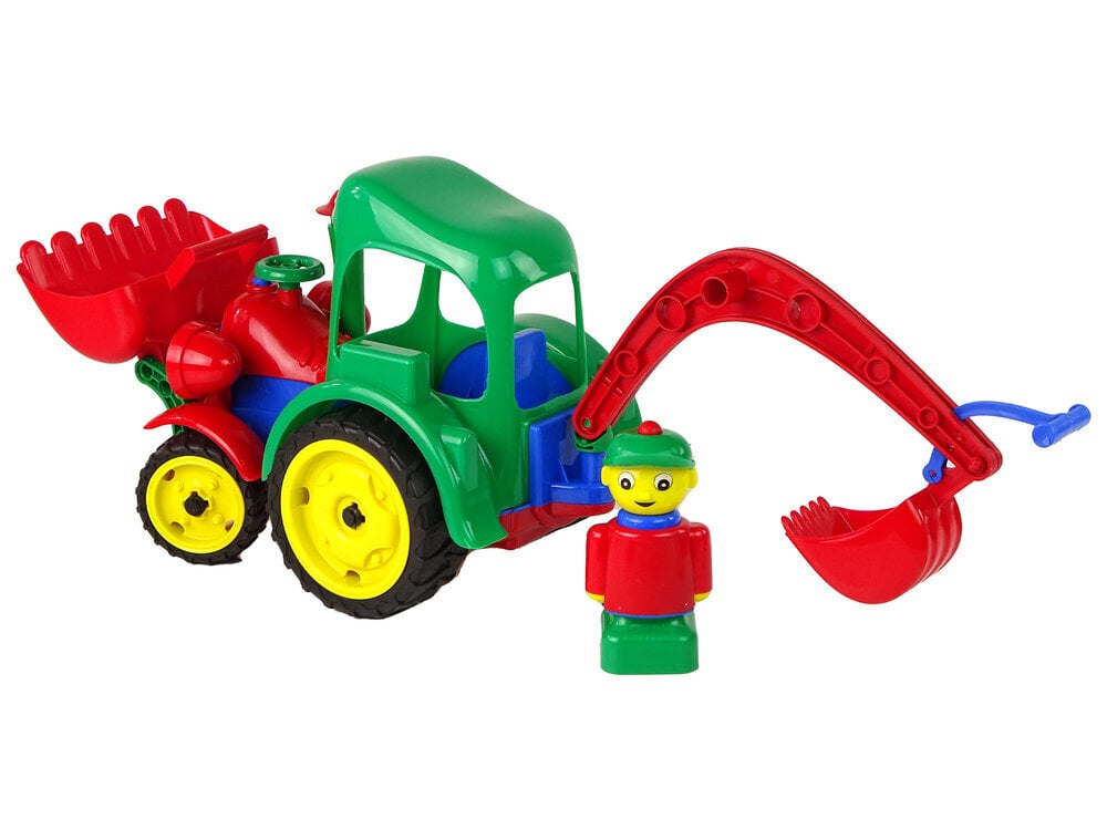 Traktor-ekskavaator Hemar 872573 hind ja info | Mänguasjad poistele | hansapost.ee