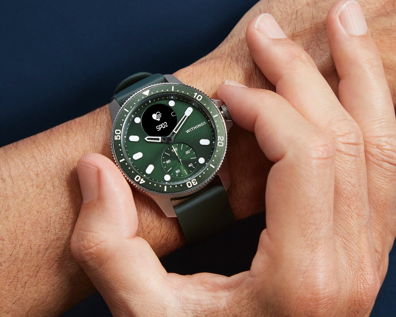 Withings ScanWatch Horizon Hybrid Green hind ja info | Nutikellad, laste nutikellad | hansapost.ee