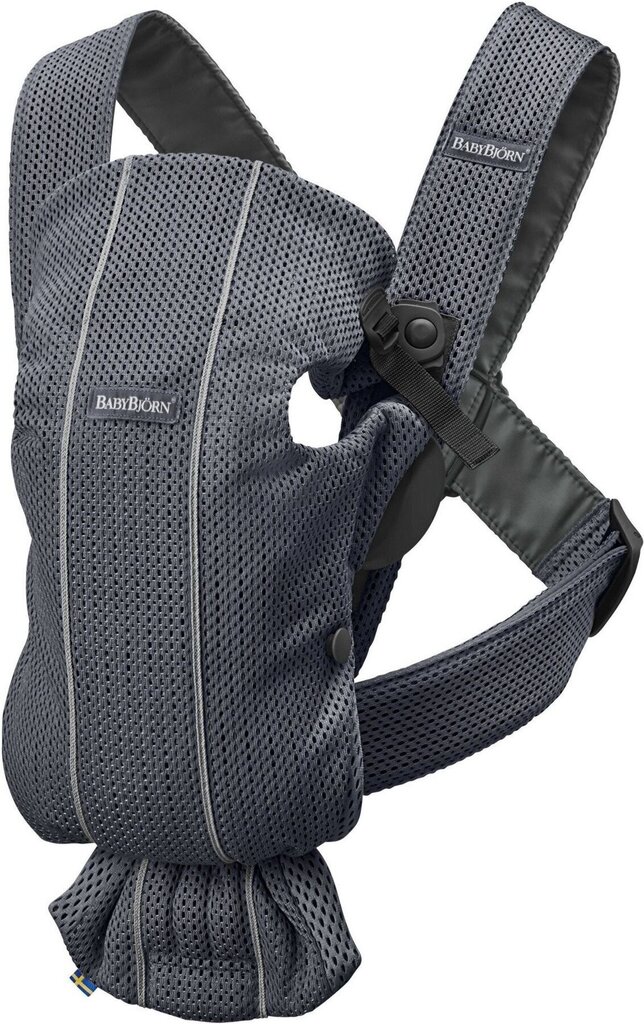 Babybjörn kandekott Baby Carrier Mini Mesh 3D, anthracite hind ja info | Kõhukotid, kandekotid | hansapost.ee