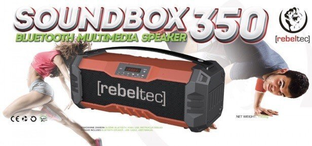 Rebeltec Bluetooth speaker SuondBOX 350 orange цена и информация | Kõlarid | hansapost.ee