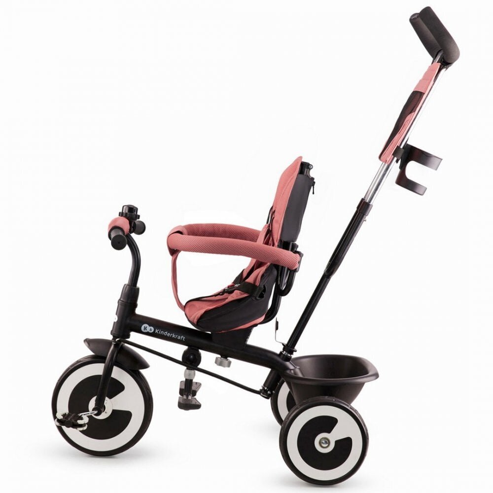 Multifunktsionaalne kolmerattaline Kinderkraft Aston, roosa hind ja info | Kolmerattalised jalgrattad lastele | hansapost.ee