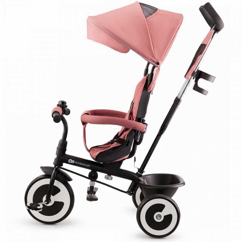 Multifunktsionaalne kolmerattaline Kinderkraft Aston, roosa hind ja info | Kolmerattalised jalgrattad lastele | hansapost.ee