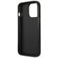 Guess GUHCP14XPSATLK iPhone 14 Pro Max 6,7" czarny|black hardcase SaffianoTriangle Logo hind ja info | Telefonide kaitsekaaned ja -ümbrised | hansapost.ee