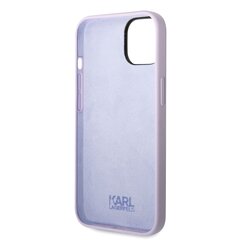 Karl Lagerfeld Liquid Silicone Ikonik NFT Case for iPhone 14 Plus Purple цена и информация | Чехлы для телефонов | hansapost.ee