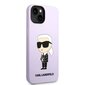 Karl Lagerfeld Liquid Silicone Ikonik NFT Case for iPhone 14 Plus Purple цена и информация | Telefonide kaitsekaaned ja -ümbrised | hansapost.ee