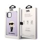 Karl Lagerfeld Liquid Silicone Ikonik NFT Case for iPhone 14 Plus Purple цена и информация | Telefonide kaitsekaaned ja -ümbrised | hansapost.ee