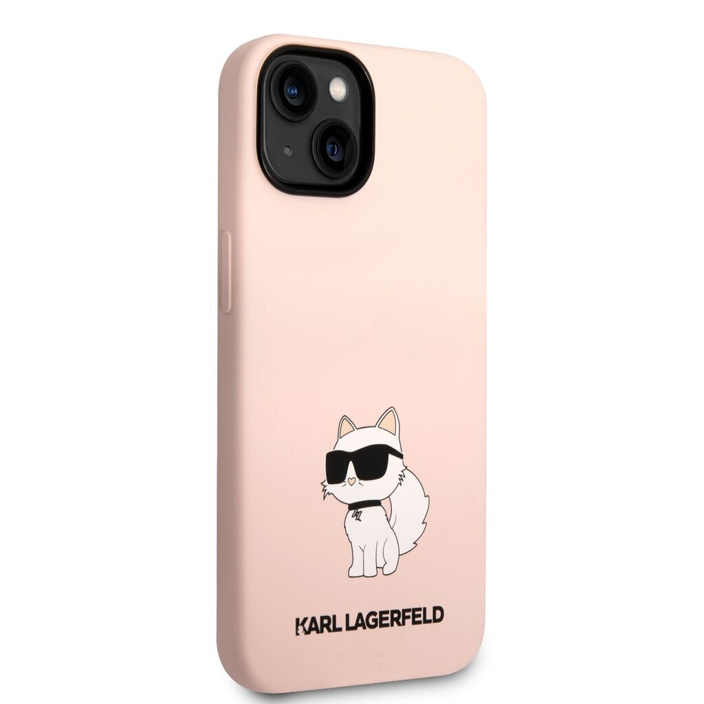 Karl Lagerfeld Liquid Silicone Choupette NFT Case for iPhone 14 Plus Pink цена и информация | Telefonide kaitsekaaned ja -ümbrised | hansapost.ee