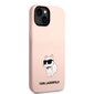 Karl Lagerfeld Liquid Silicone Choupette NFT Case for iPhone 14 Plus Pink hind ja info | Telefonide kaitsekaaned ja -ümbrised | hansapost.ee