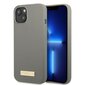 Guess GUHMP13MSPLG iPhone 13 6,1" szary|grey hard case Silicone Logo Plate MagSafe цена и информация | Telefonide kaitsekaaned ja -ümbrised | hansapost.ee