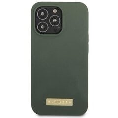 Guess GUHMP13XSPLA iPhone 13 Pro Max 6,7" zielony|khaki hard case Silicone Logo Plate MagSafe цена и информация | Чехлы для телефонов | hansapost.ee