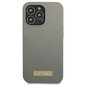 Guess GUHMP13XSPLG iPhone 13 Pro Max 6,7" szary|grey hard case Silicone Logo Plate MagSafe цена и информация | Telefonide kaitsekaaned ja -ümbrised | hansapost.ee