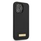 Guess GUHMP13XSPLK iPhone 13 Pro Max 6,7" czarny|black hard case Silicone Logo Plate MagSafe цена и информация | Telefonide kaitsekaaned ja -ümbrised | hansapost.ee