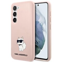 Karl Lagerfeld KLHCS23SSNCHBCP S23 S911 hardcase różowy|pink Silicone Choupette цена и информация | Чехлы для телефонов | hansapost.ee