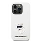 Karl Lagerfeld KLHMP14LSNCHBCH iPhone 14 Pro 6,1" hardcase biały|white Silicone Choupette MagSafe цена и информация | Telefonide kaitsekaaned ja -ümbrised | hansapost.ee