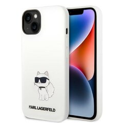 Karl Lagerfeld KLHMP14MSNCHBCH iPhone 14 Plus 6,7" hardcase biały|white Silicone Choupette MagSafe цена и информация | Чехлы для телефонов | hansapost.ee