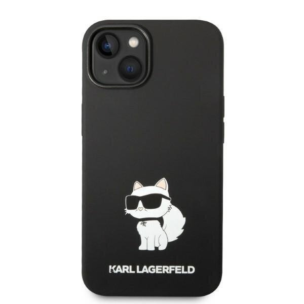Karl Lagerfeld KLHMP14MSNCHBCK iPhone 14 Plus 6,7" hardcase czarny|black Silicone Choupette MagSafe цена и информация | Telefonide kaitsekaaned ja -ümbrised | hansapost.ee