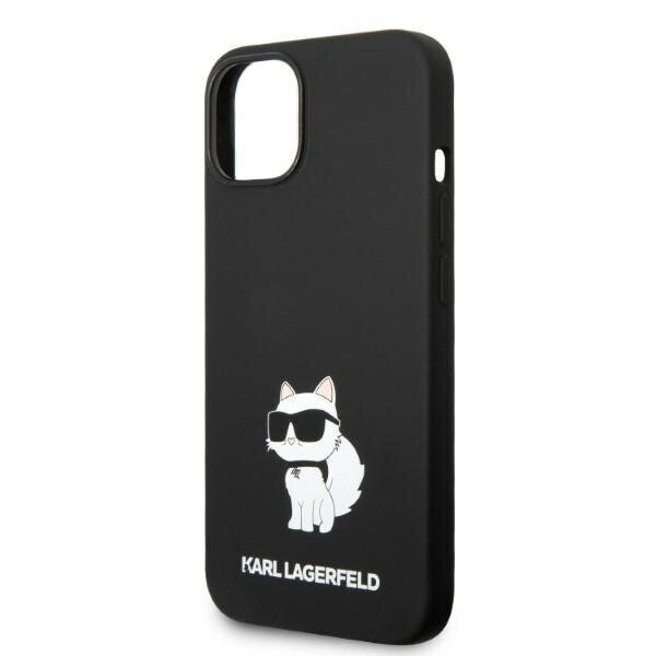 Karl Lagerfeld KLHMP14MSNCHBCK iPhone 14 Plus 6,7" hardcase czarny|black Silicone Choupette MagSafe цена и информация | Telefonide kaitsekaaned ja -ümbrised | hansapost.ee