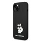 Karl Lagerfeld KLHMP14MSNCHBCK iPhone 14 Plus 6,7" hardcase czarny|black Silicone Choupette MagSafe цена и информация | Telefonide kaitsekaaned ja -ümbrised | hansapost.ee