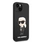 Karl Lagerfeld KLHMP14MSNIKBCK iPhone 14 Plus 6,7" hardcase czarny|black Silicone Ikonik Magsafe hind ja info | Telefonide kaitsekaaned ja -ümbrised | hansapost.ee