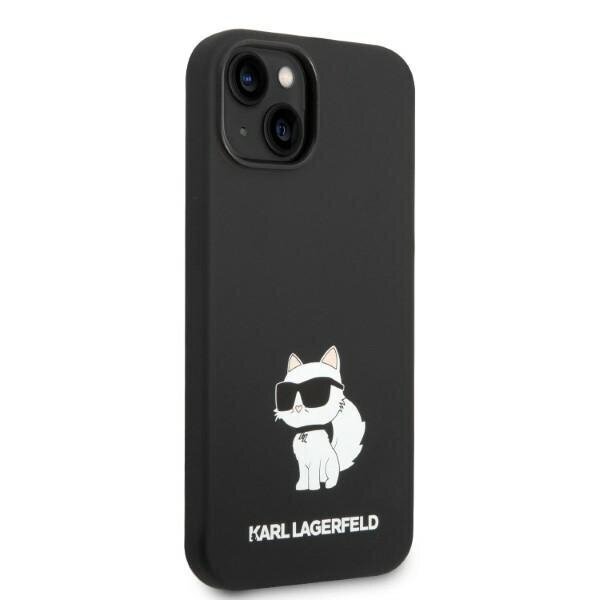 Karl Lagerfeld KLHMP14SSNCHBCK iPhone 14 6,1" hardcase czarny|black Silicone Choupette MagSafe цена и информация | Telefonide kaitsekaaned ja -ümbrised | hansapost.ee