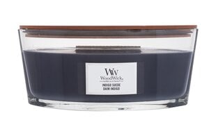 WoodWick lõhnaküünal Indigo Suede Elipsa, 453,6 g hind ja info | Küünlad, küünlajalad | hansapost.ee