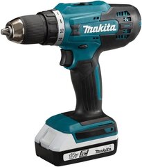 Набор аккумуляторных инструментов Makita DF488D002 18V цена и информация | Дрели и шуруповёрты | hansapost.ee