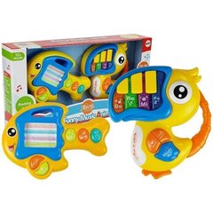 Laste klaver ja kitarr Lean Toys Funny Music Animals цена и информация | Игрушки для малышей | hansapost.ee