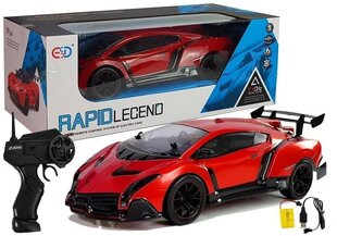 Auto  Sportowe Zdalnie Sterowane 1:10 Czerwone R/C цена и информация | Игрушки для мальчиков | hansapost.ee