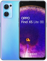 Oppo Find X5 Lite 5G 8/256GB Startrails Blue цена и информация | Мобильные телефоны | hansapost.ee