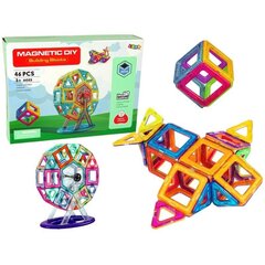 Magnetkonstruktor Lean Toys Magnetic DIY, 46 osa hind ja info | Klotsid ja konstruktorid | hansapost.ee