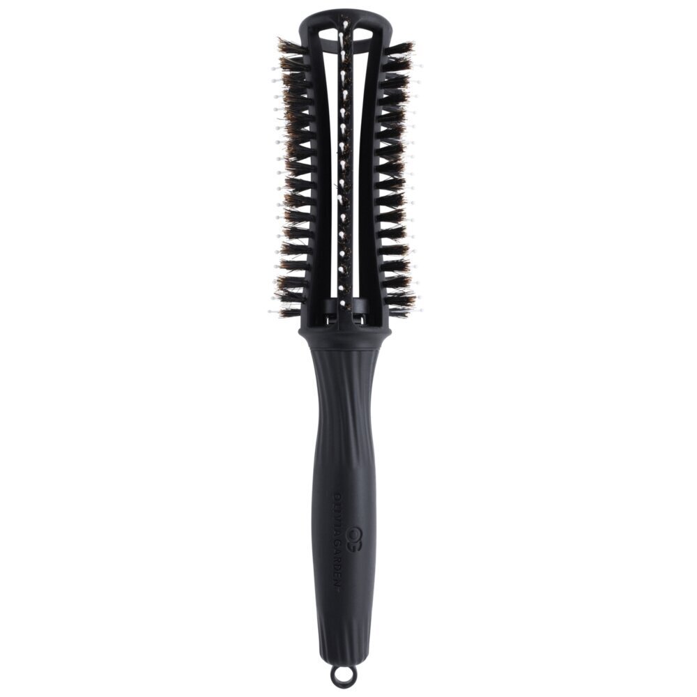 Ümmargune juuksehari Olivia Garden Finger Brush Round Medium цена и информация | Kammid, juukseharjad ja juuksuri käärid | hansapost.ee