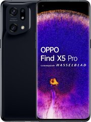 Oppo Find X5 Pro 5G 12/256GB Glaze Black цена и информация | Мобильные телефоны | hansapost.ee