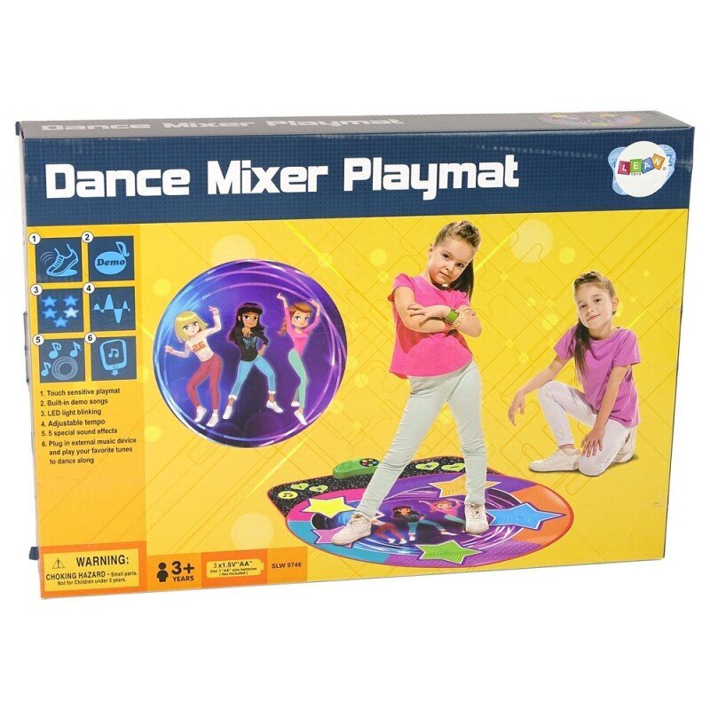 Tantsumatt Lean Toys Dance Mixer Playmat hind ja info | Mänguasjad tüdrukutele | hansapost.ee