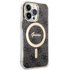 Guess GUHMP13LH4STK iPhone 13 Pro | 13 6.1" czarny|black hardcase 4G MagSafe hind ja info | Telefonide kaitsekaaned ja -ümbrised | hansapost.ee