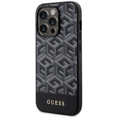 Чехол Guess GUHMP14LHGCFSEK для iPhone 14 Pro 6.1" hardcase GCube Stripes MagSafe, черный цена и информация | Чехлы для телефонов | hansapost.ee