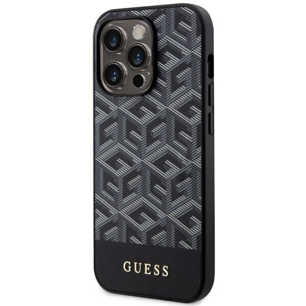 Guess GUHMP14LHGCFSEK iPhone 14 Pro 6.1" czarny|black hardcase GCube Stripes MagSafe цена и информация | Telefonide kaitsekaaned ja -ümbrised | hansapost.ee