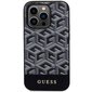 Guess GUHMP14LHGCFSEK iPhone 14 Pro 6.1" czarny|black hardcase GCube Stripes MagSafe цена и информация | Telefonide kaitsekaaned ja -ümbrised | hansapost.ee