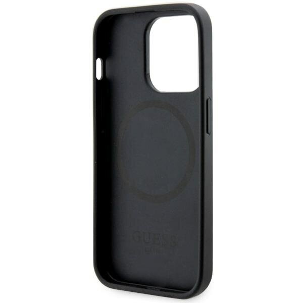 Guess GUHMP14LHGCFSEK iPhone 14 Pro 6.1" czarny|black hardcase GCube Stripes MagSafe цена и информация | Telefonide kaitsekaaned ja -ümbrised | hansapost.ee
