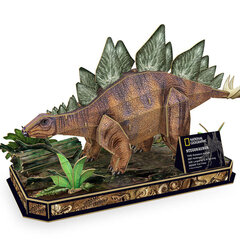 3D pusle Cubic Fun National Geographic Stegosaurus, 62 osa. hind ja info | Cubic Fun Lastekaubad ja beebikaubad | hansapost.ee