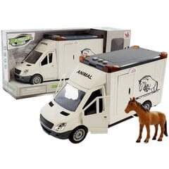 Lean Toys hobuste veoauto, valge price and information | Toys for boys | hansapost.ee