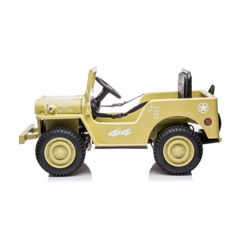 Lean Toys JH-103 ühekohaline laste elektriauto, kollane hind ja info | Laste elektriautod | hansapost.ee