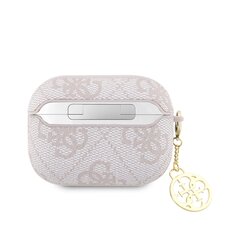 Guess 4G Script Charms PC|PU Case for Airpods Pro 2 Pink цена и информация | Наушники | hansapost.ee