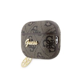 Guess 4G Script Charms PC|PU - Airpods Pro 2 , pruun hind ja info | Kõrvaklappide tarvikud | hansapost.ee