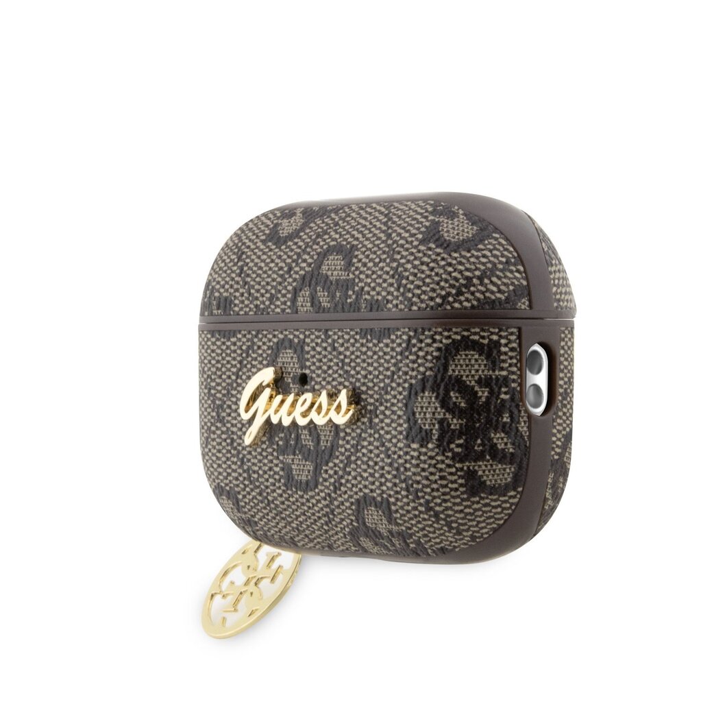 Guess 4G Script Charms PC|PU - Airpods Pro 2 , pruun цена и информация | Kõrvaklappide tarvikud | hansapost.ee