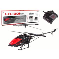 Lean Toys LH-1301 kaugjuhitav helikopter, must цена и информация | Игрушки для мальчиков | hansapost.ee