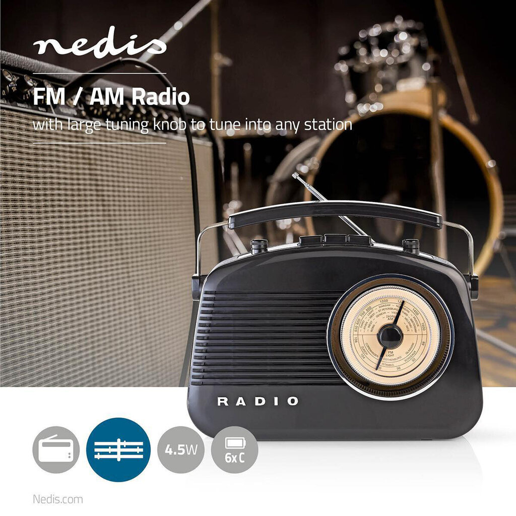 Nedis RDFM5000BK цена и информация | Kõlarid | hansapost.ee