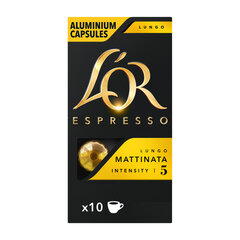 Kohvikapslid L'OR MATTINATA, 10 tk Nespresso® kohvimasinale hind ja info | Kohv ja kakao | hansapost.ee