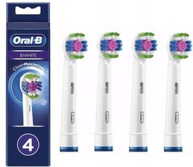 Насадки ORAL-B EB18RB 3D WHITE Maximiser цена и информация | Насадки для электрических зубных щеток | hansapost.ee