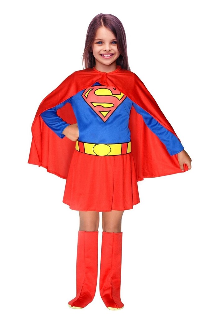 Supergirl kostüüm, 3-osaline цена и информация | Kostüümid ja maskid | hansapost.ee